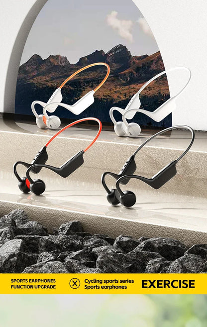 New Bone Conduction Headphones IPX8 Waterproof MP3 32GB Bluetooth5.4 Wireless Headphones With Mic Swimming Sports Fitness 2026