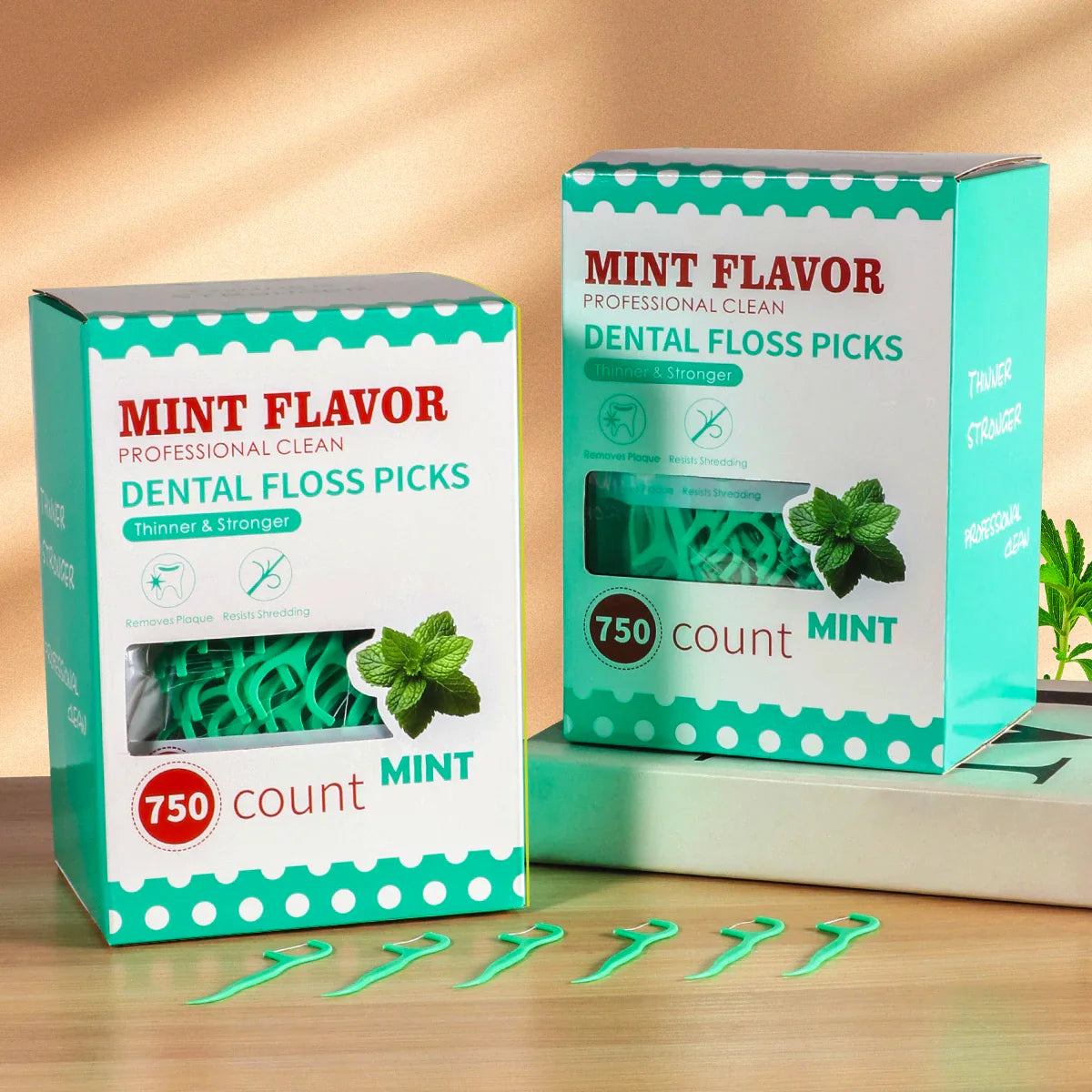 Mint dental floss stick - home portable disposable care dental floss stick - oral care - deep cleaning - interdental cleaning pr