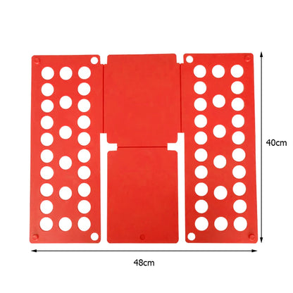 68cm/48cm Plastic Clothes Folding Board Durable Kids Laundry Folder Easy and Fast Shirt Folding Board Home Storage Tool for Kids