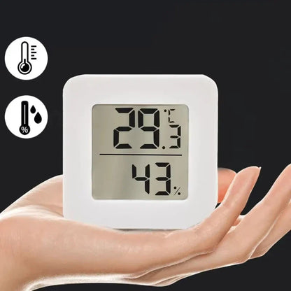 LCD Desktop Alarm Clock Transparent Calendar Weather and Digital Temperature and Humidity Display Home Appliance Smart Life