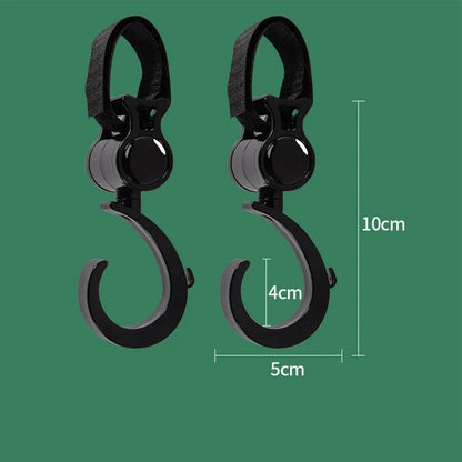 2PCS Pram Hook Baby Stroller Accessories Shopping Prop Multi Purpose Baby Stroller Hook Multi Purpose Shopping Pram Hook