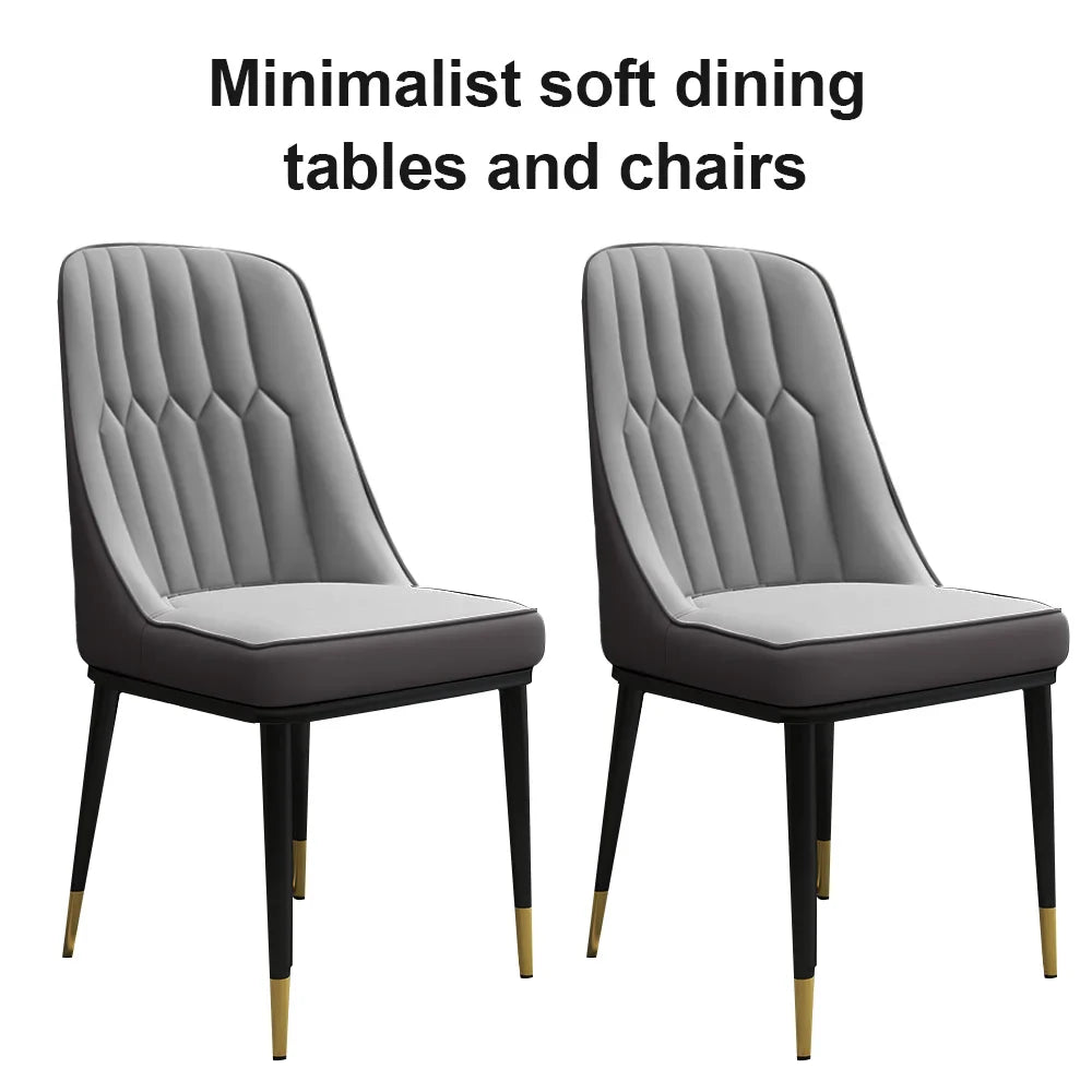 Elegant Dining Chair Set - 2/4/6 PU-Padded Chairs | Modern Design for Kitchen Restaurant Living Spaces