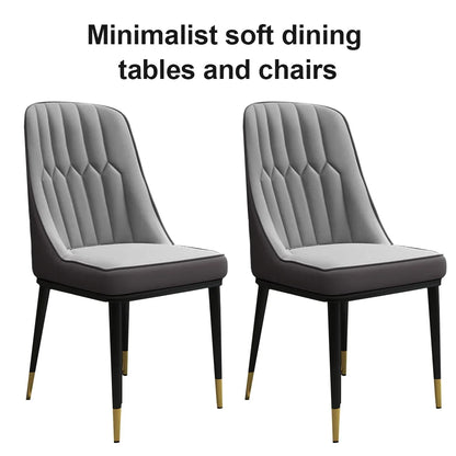 Elegant Dining Chair Set - 2/4/6 PU-Padded Chairs | Modern Design for Kitchen Restaurant Living Spaces
