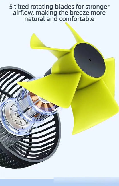 5V/12V/24V Car Fan Cooling Dual/Three Head USB Cooler Adjustable Auto Cooler Air Fan Car Accessories Wind Regulation