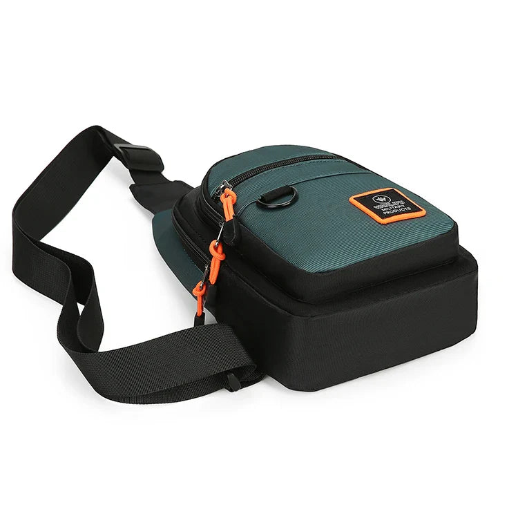 Men's leisure outdoor hiking bike shoulder bag, waterproof sports crossbody bag, travel backpack, men's chest bag, shoulder bag