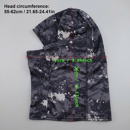 Summer Men's Women's Elastic Breathable Balaclava Hat Sunscreen Cycling Full Face Mask Scarf For Hiking Fishing Skiing