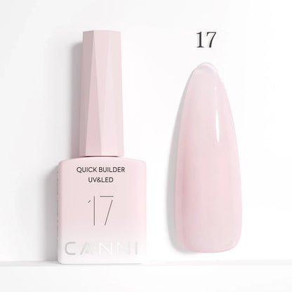 CANNI Nail Gel Polish HEMA/TPO FREE Extension UV Gel Builder Nail Gel In Bottle Semi Permanent Rubber Base Self-leveling Gel