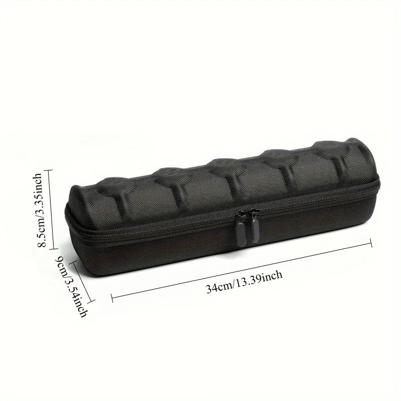 1pc 5-Slot Watch Case | Hard Shell Travel Organizer with Pillow Insert - Gift Ready (Black),suitable for smart watch storage