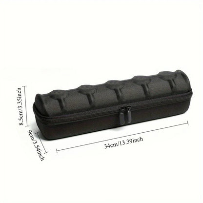 1pc 5-Slot Watch Case | Hard Shell Travel Organizer with Pillow Insert - Gift Ready (Black),suitable for smart watch storage