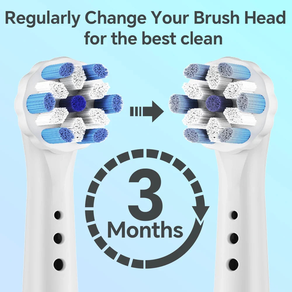 4 8 12 Pack Toothbrushes Head, Compatible with Oral B iO 2/3/4/5/6/7/8/9/10 Series Electric Toothbrush Replacement Brush Heads