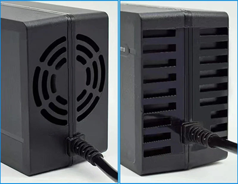 72V Charger 5A 20S Lithium-ion Battery Pack Charger 84V 5A Intelligent Fast Charging EU / US Plug With Cooling Fan