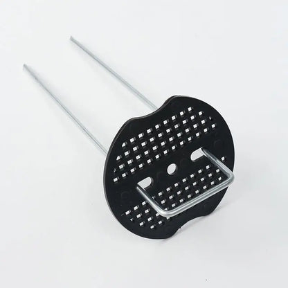 U-type Garden Staples Heavy-duty Fence Tubing Stakes Sod Pins Galvanized Landscape Spike for Holding Lawns Barrier Ground Nail