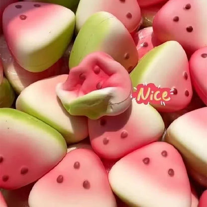 1/3/5pcs Squishy Watermelon Fidget Toy Anti-Stress Slow Rising Fruit Pinch Squeeze Stress Reliever Funny Pressure Reducer Prop