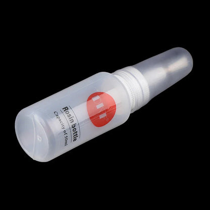 50ml Plastic Clear Liquid Alcohol Bottle Rosin Solder Flux Paste Bottle Dropper With Brush For Welding Repair Tools