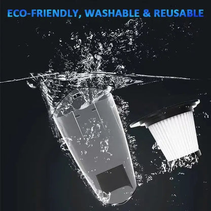 Portable Wireless Vacuum Cleaner Powerful Suction Rechargeable Handheld Vacuum Cleaner Quick Charge for Car Home Pet Hair