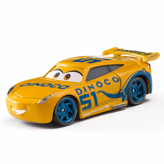 Cars Disney Pixar Cars Toy Lightning McQueen Jackson Storm Mater Sally Sheriff 1:55 Diecast Model Car Toy Children Birthday Gift