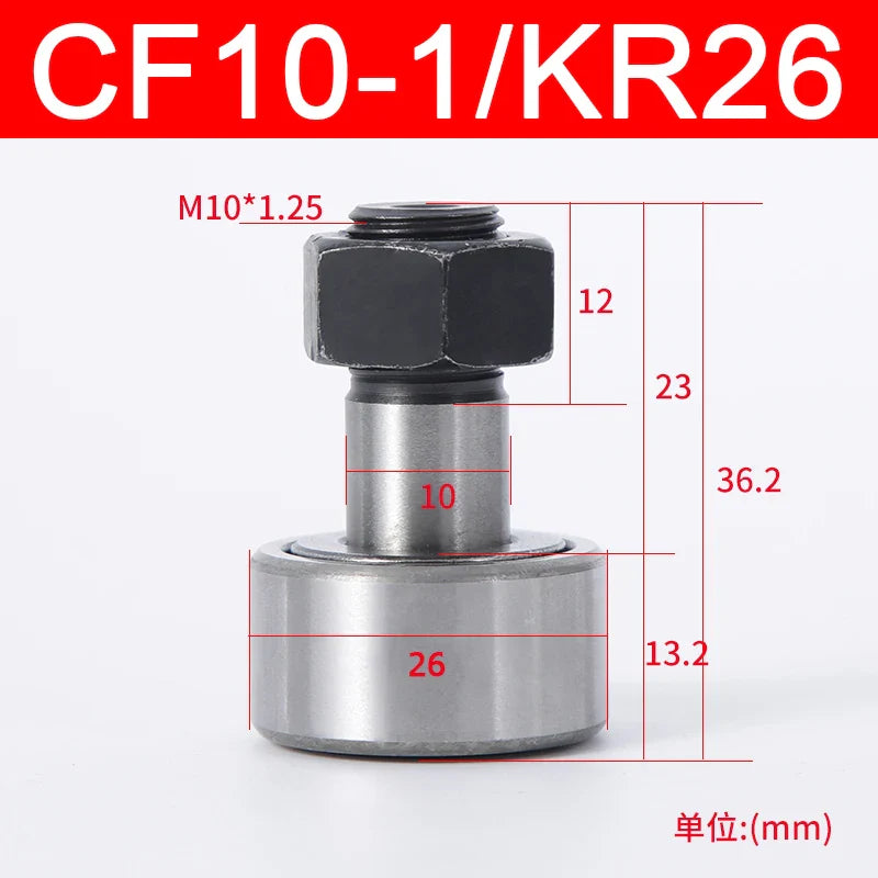 Cam Needle Roller Bearing Bolt Type CF3 CF4 CF5 CF6 CF8 CF10 CF12 CF16-CF30 KR10 KR12 KR13KR16-KR90 Wheel And Pin Bearing