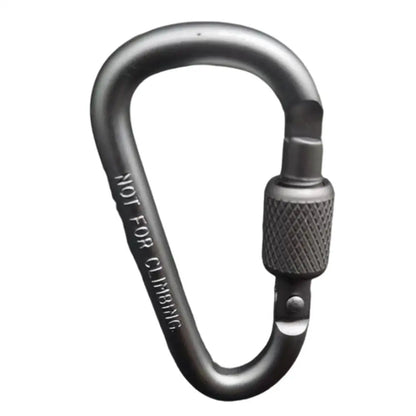 Outdoor Climbing Carabiner D Shaped Paracord Tensioner Key Chain Clip Aluminum Alloy Guylines Tensioner Camp Mountaineering Hook