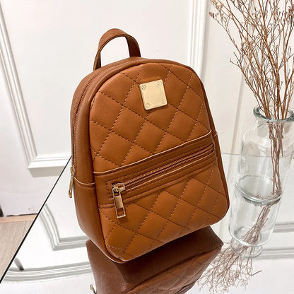 Embroidered backpack 2021 women's bags Korean version girls' backpack, one piece dropshipping stylish women's backpack