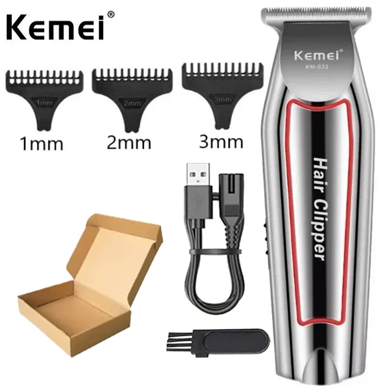 Kemei Hair Clipper Kit Men's Electric Shaver Hair Trimmer Machine Professional Hair Cutting Machine Km-2299 Km-032 Km-2024