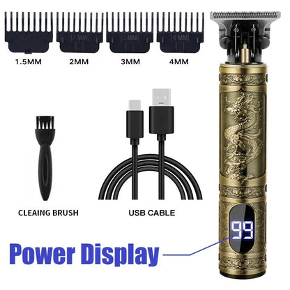Electric Hair Cutting Machine And the accessories  T9 Clipper Hair Rechargeable Man Shaver Trimmer For Men's Barber Professional
