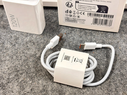 Original  Xiaomi 120W Charger Turbo Charge EU US Adapter 1M 6A Usb Type C Cable For Poco X5 X4 F5 Pro Mi 13 12 11 Lite Mix Fold