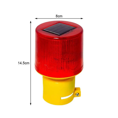 1/8Pcs Strobe Signal Warning Solar Light Flashing lights for fence construction Ceiling Security Alarm Flashing Lamp