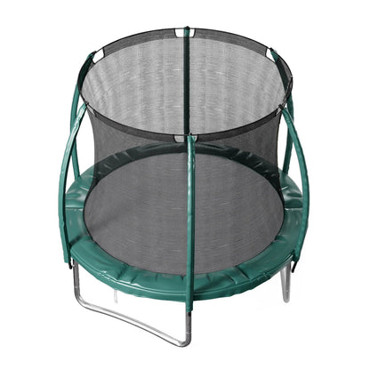 Voltsify 10FT Outdoor Enclosure Trampoline with Ladder, 305cm Dia x 240cm H