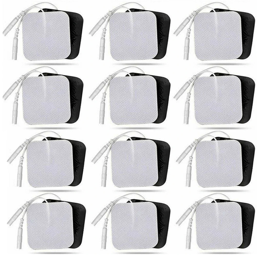 100P/50P 4x4cm Muscle Stimulator Electrode Pads Non-woven Fabric Self Adhesive Replacement Pads for Tens Digital Machine