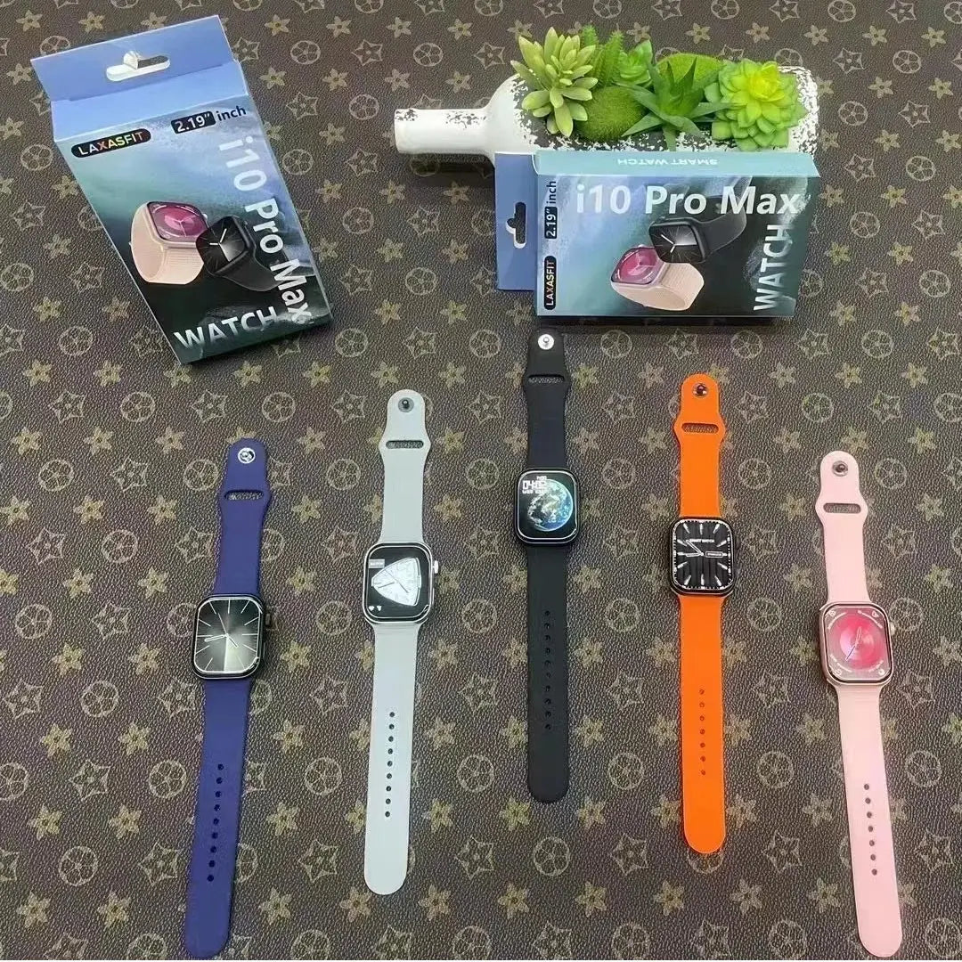 i10promax Smart Watch Series 10 Music Control Bluetooth Call Waterproof Smartwatch 10 DIY Watch Faces Heart Rate For Android IOS
