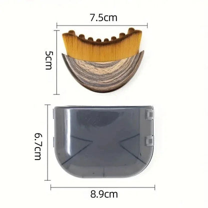 New Lymphatic Contour Face Brush for Lymphatic Drainage Massage Ergonomically Designed to Fit Skin Precisely