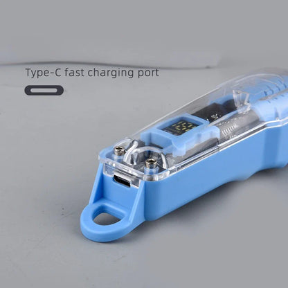Hair Cut Machine Rechargeable Hair Clippers Transparent Professional Clippers Electric Hair Trimmers Shaver for Men Cordless