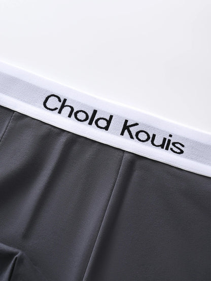 4pcs men's underwear, comfortable, soft breathable athleisure boxer underwear, trendy simple hot-selling men's boxer underwear