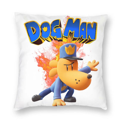 DogMan Petey the Cat x Dog Man Pillowcase Double-sided Printing Fabric Cushion Cover Decor  Pillow Case Cover Bed Zipper 40*40cm