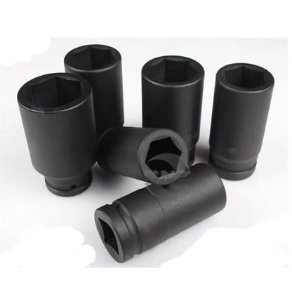 80mm Long 3/4 Inch Drive Impact Hex Socket 6 Point 17mm 18mm 19mm 20mm 21mm 22mm 23mm 24mm 25mm 26mm 27mm 28mm 29mm To 55mm