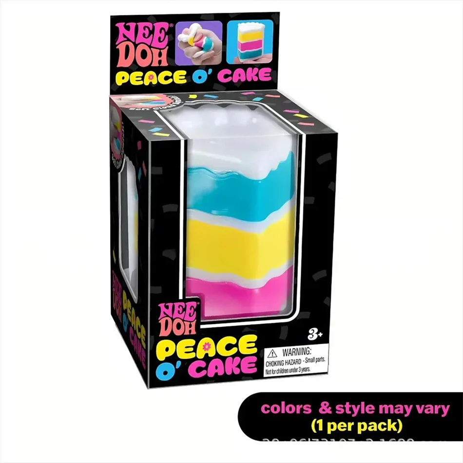 Trending Nee Doh Jellyfish & Cube Squish Toy, Soft Jelly Squeeze Stress Relief Fidget Toy, Sensory NeeDoh for Kids & Adults