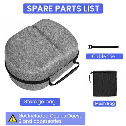 Storage Bag For Quest 3/2 VR Glasses, Tote Bag, Meta Quest3/2 Headset Protective Box Fitting Quest 2/Meta Quest 3 Storage Case