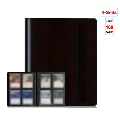 1Pc Card Binder 160/360/480 Trading Card Holder Book PP Cover Binder For Cards Durable Side Loading Card Book With Gaming Cards