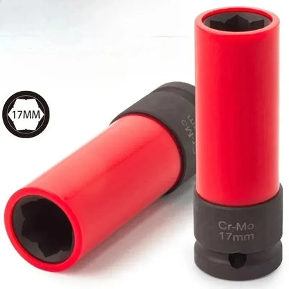 For S Series 17mm Anti-Theft Wheel Lock Nut Removal Socket Car Repair Socket Wrench Tool