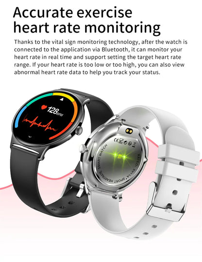 ChiBear Ultra Thin Fashion Smart Watch Women Screen Always Display Time Sports Bracelet Bluetooth Call AMOLED Smartwatch Woman