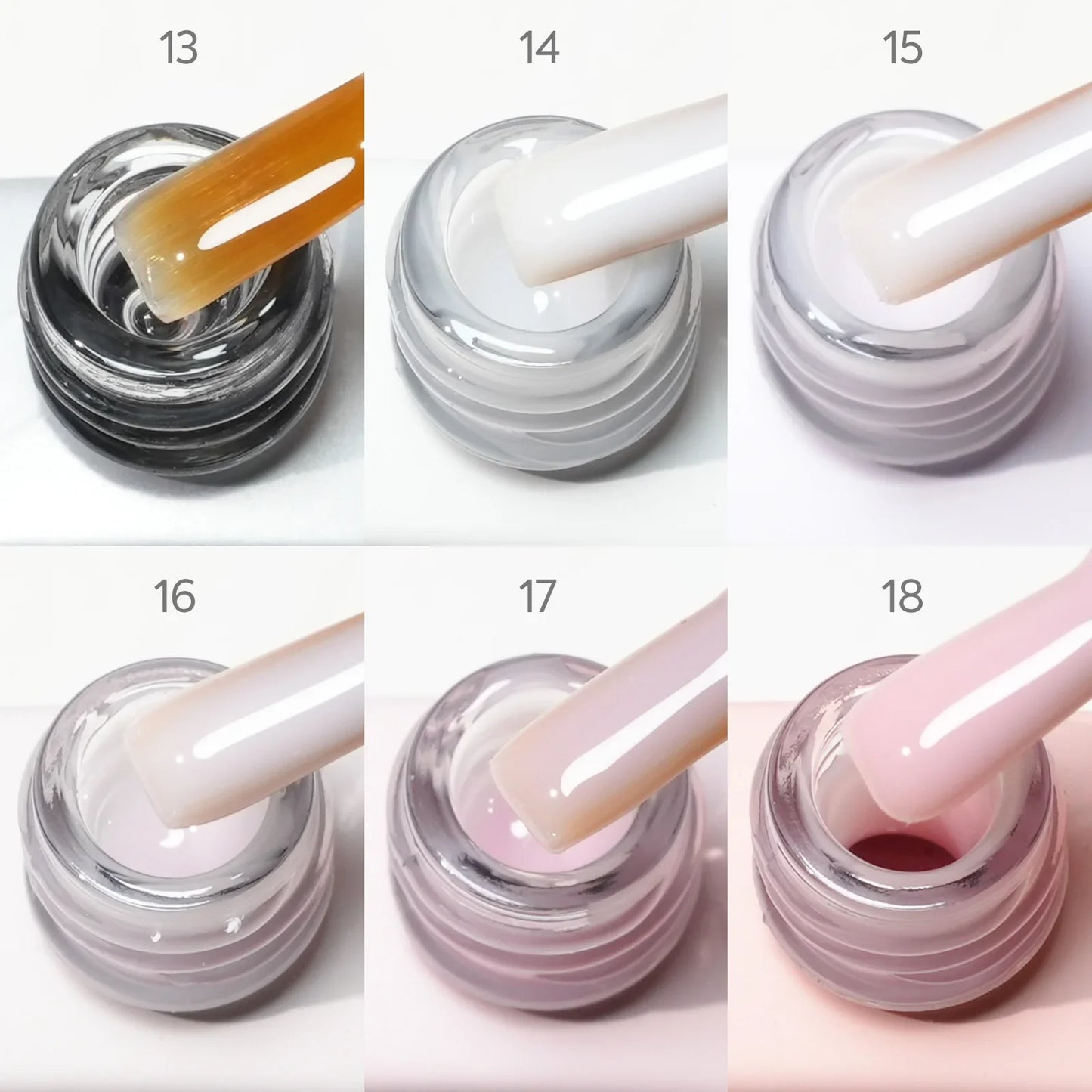 CANNI Nail Gel Polish HEMA/TPO FREE Extension UV Gel Builder Nail Gel In Bottle Semi Permanent Rubber Base Self-leveling Gel