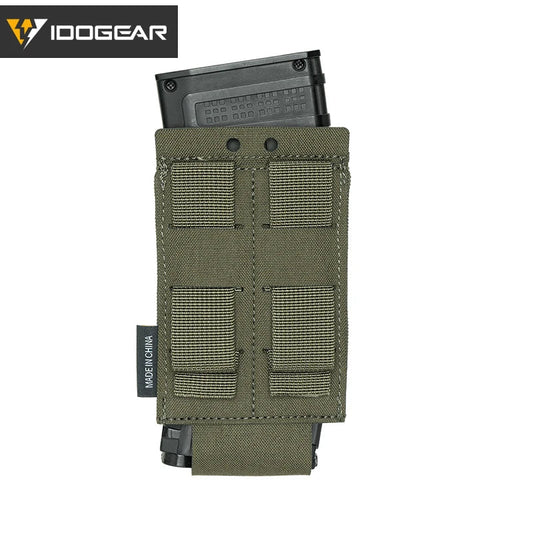 IDOGEAR Tactical Single LSR 556 Mag Pouch Mag Carrier MOLLE Pouch Laser Cut Tool Bags 35135