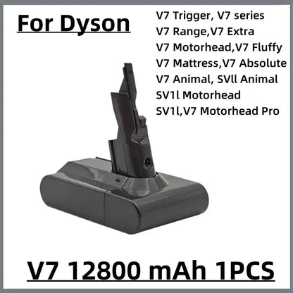 100%New Compatible with Dyson V10 V8  V11 V15 V7 Series SV07 SV09 SV10 DC62 Vacuum Cleaner rechargeable battery
