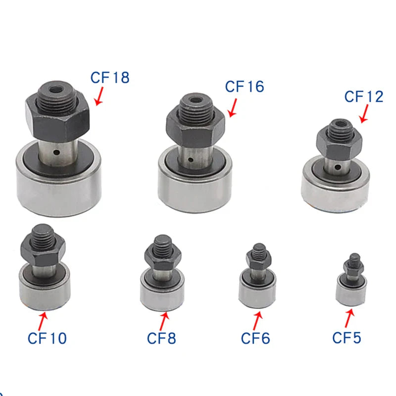 Cam Needle Roller Bearing Bolt Type CF3 CF4 CF5 CF6 CF8 CF10 CF12 CF16-CF30 KR10 KR12 KR13KR16-KR90 Wheel And Pin Bearing