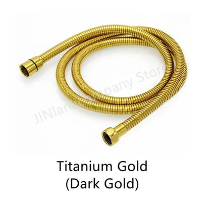 Shower Hose 1.5M Stainless Steel - Flexible Handheld Shower Head Pipe Explosion-Proof Bathroom
