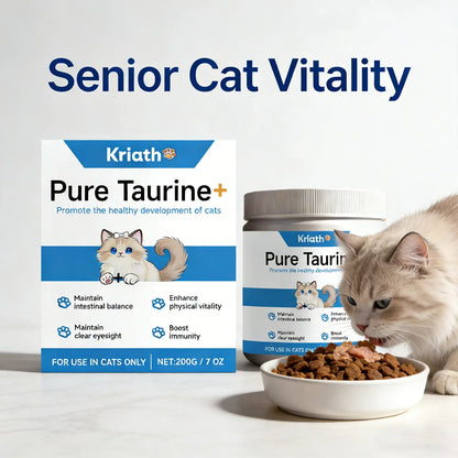 Cats Taurine Powder Supporting Heart Health Maintaining Normal Visual Functions Rich in Nutrients Kitten Daily Care Supplements