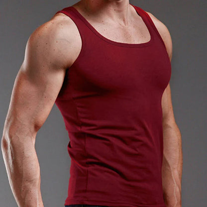 2020 Summer Plus Size Men Clothing Tank Tops Black White Gray Singlets Sleeveless Fitness Men Vest Casual Bodybuilding Vest New
