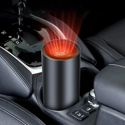 2 in 1 12V 150w Suction Cup Car Heater Windshield Defrost Defogger Car Heat Cool 360° Rotatable Car Accessories Portable Heater