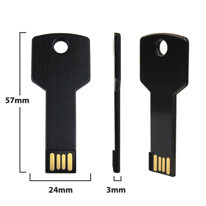 Colorful Key Usb Flash Drive 2.0 128GB Pendrive 4GB 8GB 16GB 32GB Engrave Gifts Memory Stick for Business(over 10pcs Free Logo)
