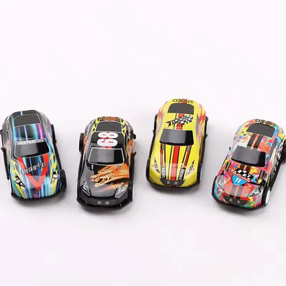 5-20Pcs Alloy Shooting Flying Racing Car Toys for Kids Boy Birthday Party Favors Goodie Pinata Fillers Baby Shower Guest Gifts